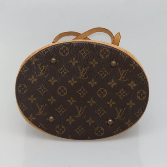LOUIS VUITTON Monogram Bucket GM Shoulder Bag M42236 LV Auth 132767 - Picture 6 of 16